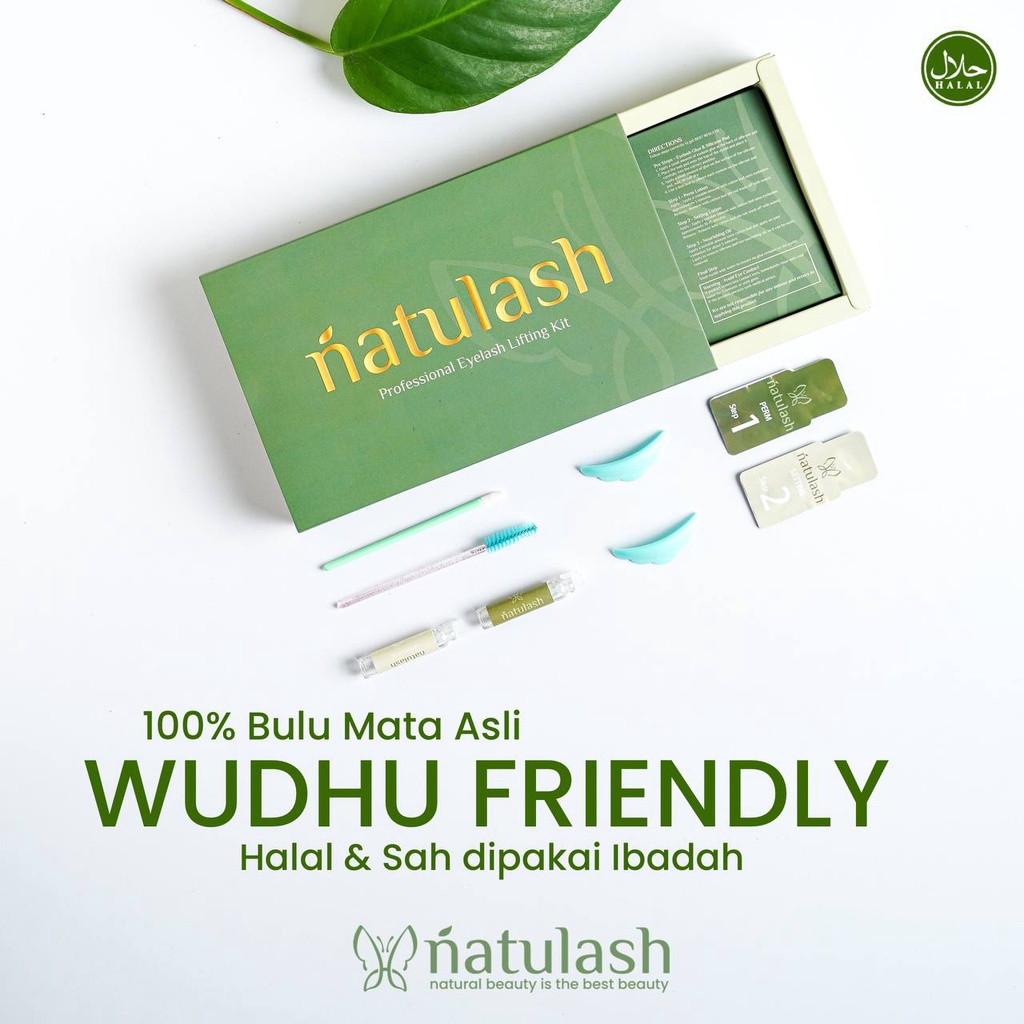 DIY DO IT YOURSELF EYE LASH LIFTING Cantik Lentik Dengan Bulu Mata Asli Natulash Lash lift Kit HALAL