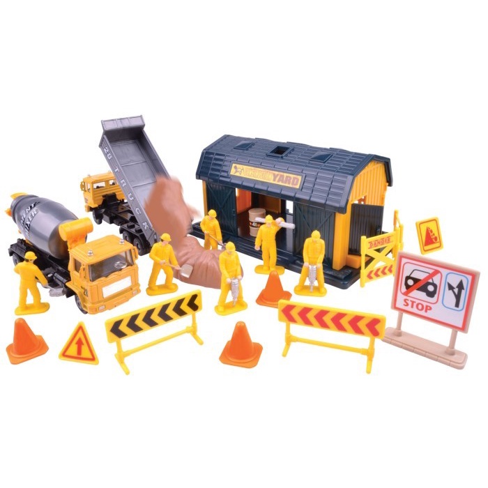 Motormax Truck Construction Playset 20pcs 78171