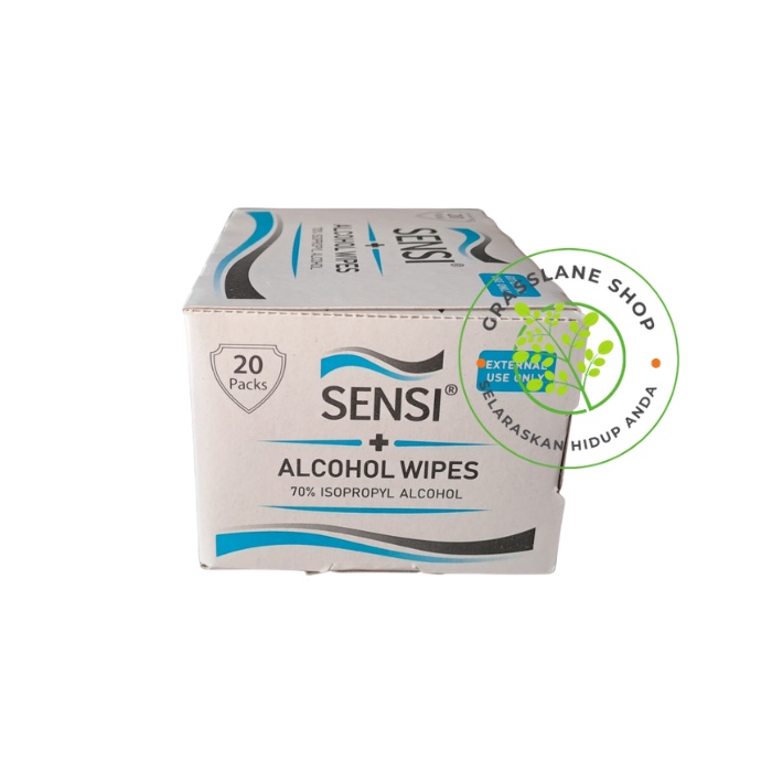 Alcohol Wipes Sensi Antiseptic Wipe Tisu Alkohol isi 20