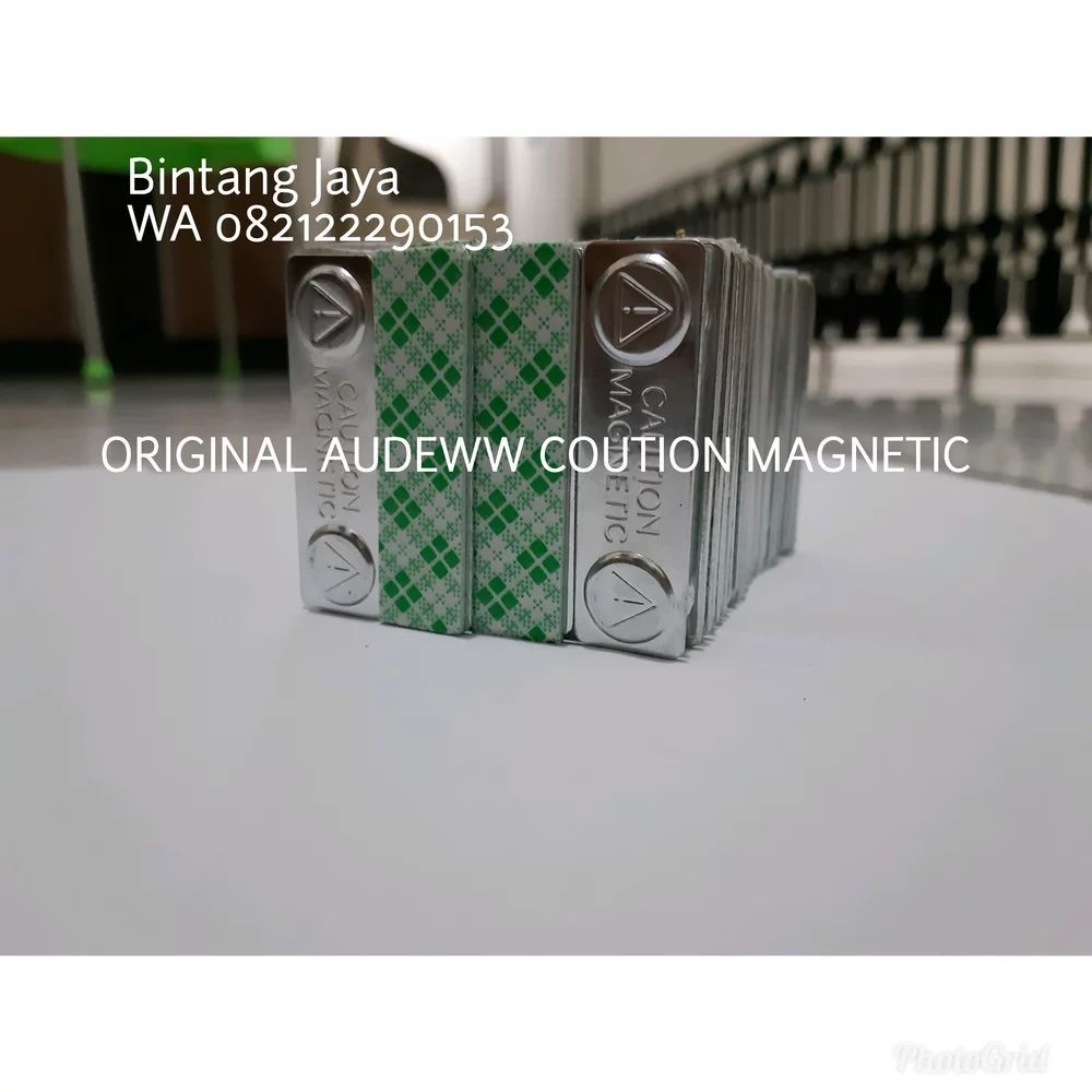 

Termurah Audew Magnetic 45mm x 13mm strong magnetic magnet name tag magnet papan nama dada magnet
