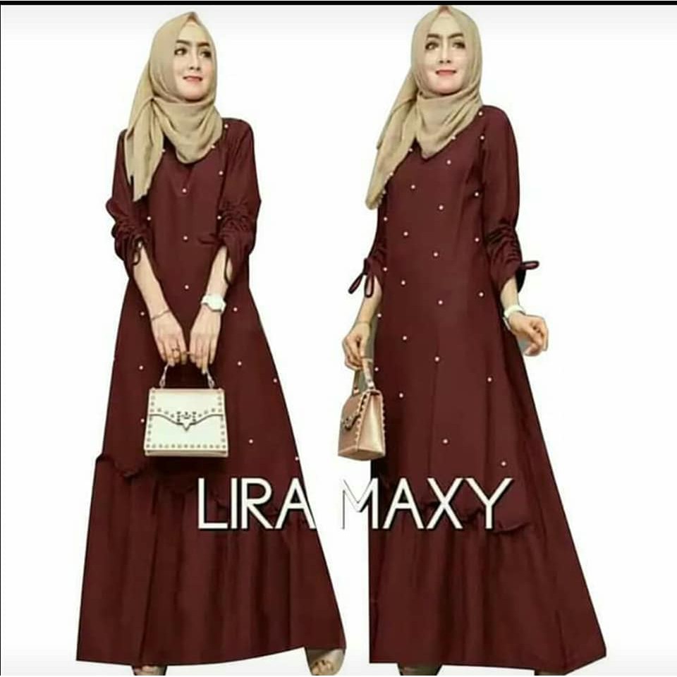 (LYRA)GAMIS MAXMARA / GAMIS PESTA BALOTELLI POLOS / GAMIS BUSUI MURAH