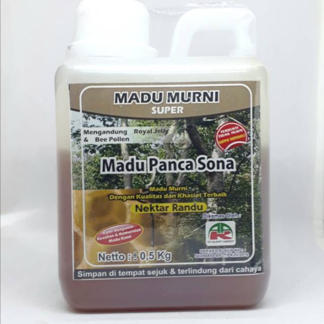 

Madu murni pancasona nektar randu 550 gr