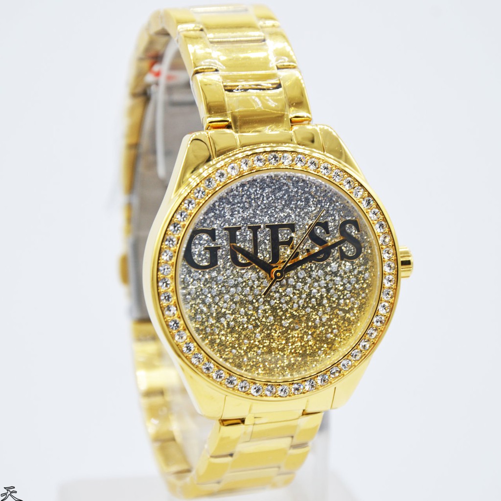 GUESS W0987L2 Glitter Girl - Jam Tangan Wanita - Gold