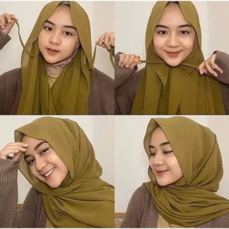 PASHMINA TALI DIAMOND ITALIANO Jahit tepi PASMINA INSTANT HIJAB TALI