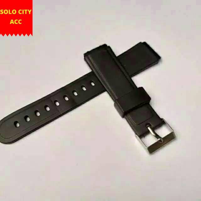 TALI STRAP JAM TANGAN CASIO AW-34 AW34 AW 34 RUBBER JAM AW34