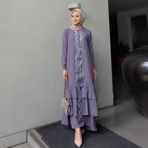 Baju Gamis Syari Wanita Terbaru Ranai Maxy Dress Termurah