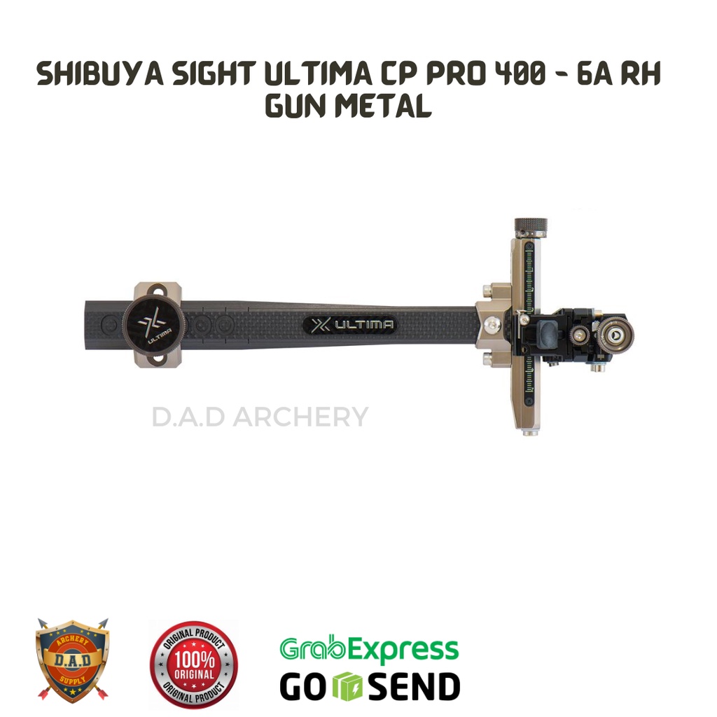 SHIBUYA SIGHT ULTIMA CP PRO 400 - 6A RH GUN METAL