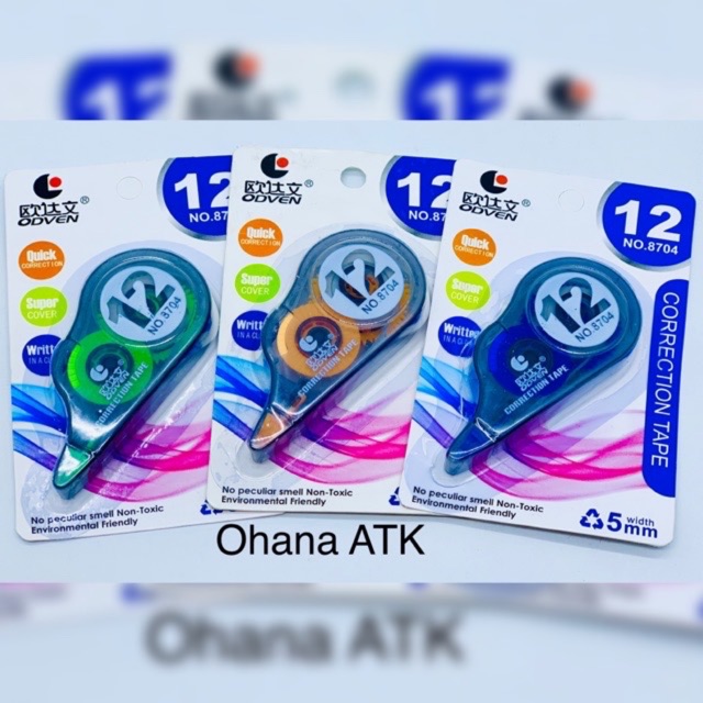 

Tip Ex Correction Tape Tip-Ex Kertas Roll ODVEN NO.8074 5mm x 5 m