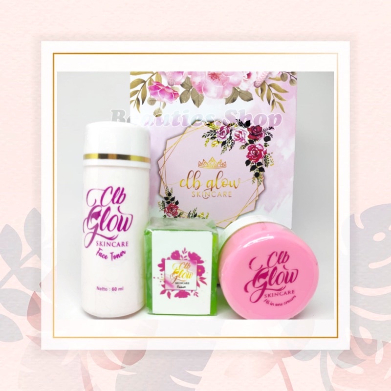 CLB Skincare Glow Cream 2in1 | Face Toner | Sabun | ORIGINAL