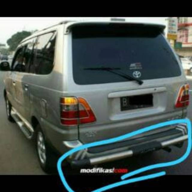 Rearguard foot step pengaman belakang TOYOTA KIJANG KAPSUL LGX SX SSX LX KRISTA besi stanlist