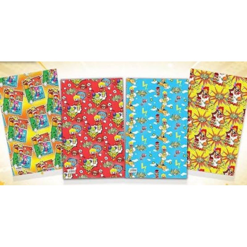 kertas kado 1 pak isi 50 pcs