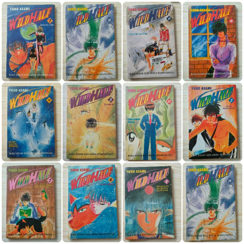 komik wildhalf vol ,2,3,4,5,6,7,8,10,11,12,16