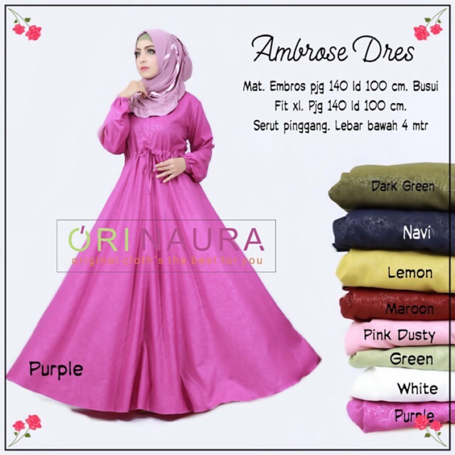 AMBROSE DRESS ORI NAURA