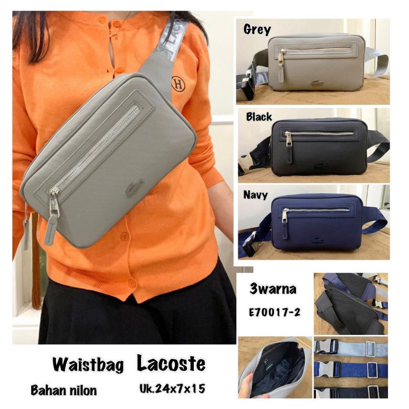 AA WaistB Lcste E70017-2 bahan kanvas UK 24x15 cm premium highqualiti