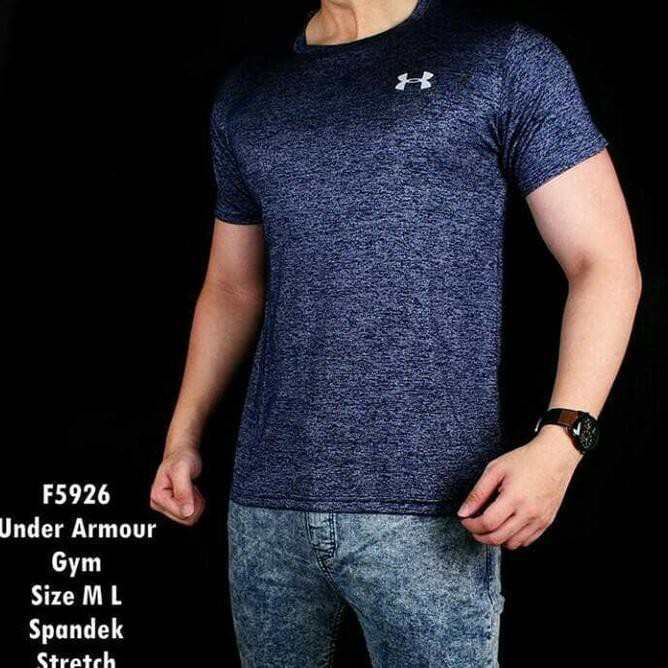 Produk Terlaris Kaos Pria Gym Fitnes Laki Under Armour Polos Raglan