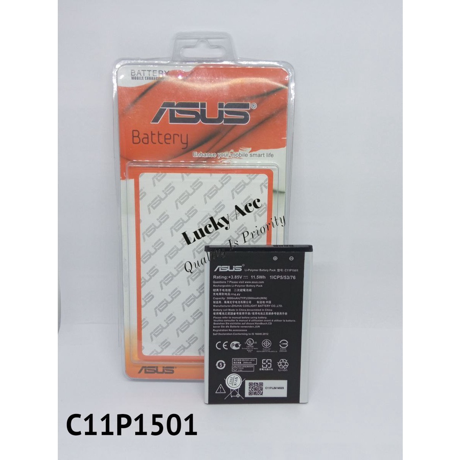 Batre Baterai Hp Asus Zenfone Selfie Selfi ZD551KL Z00UD Z00UDH Z00UDC Kode Model C11P1501 Battery