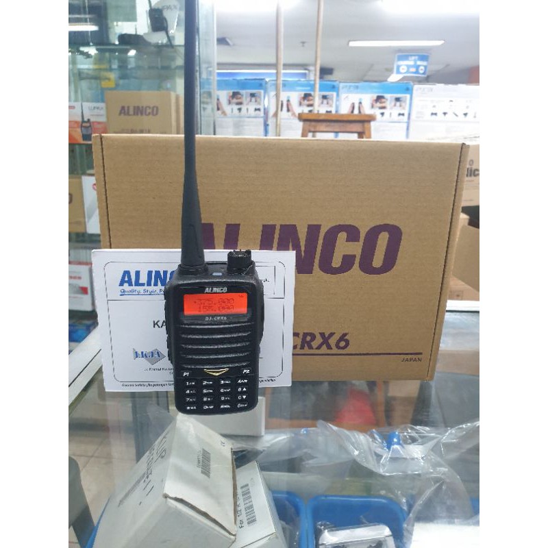 JUAL HT ALINCO DJ-CRX6 DUAL BAND VHF &amp; UHF 350MHZ GARANSI ALINCO CRX6