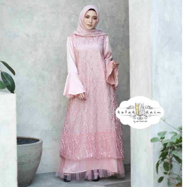 Dress / gaun muslim / dress murah/ dress nikahan