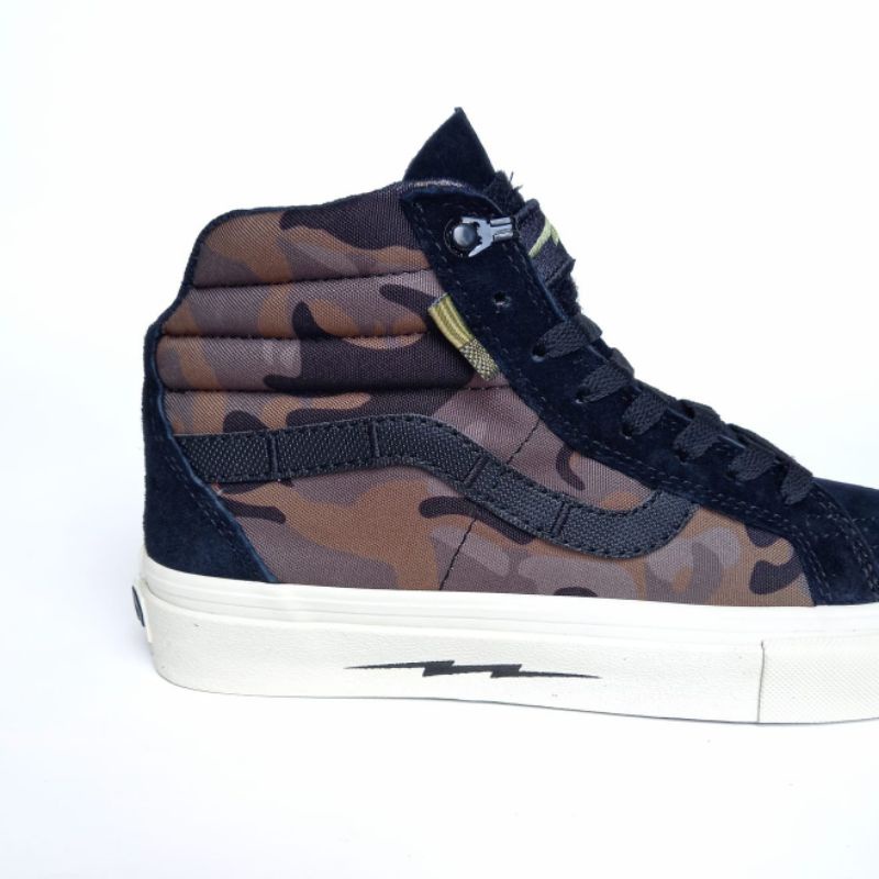 VANS SK8 HI NOTCHBACK DEFCON MULTICAM BLACK