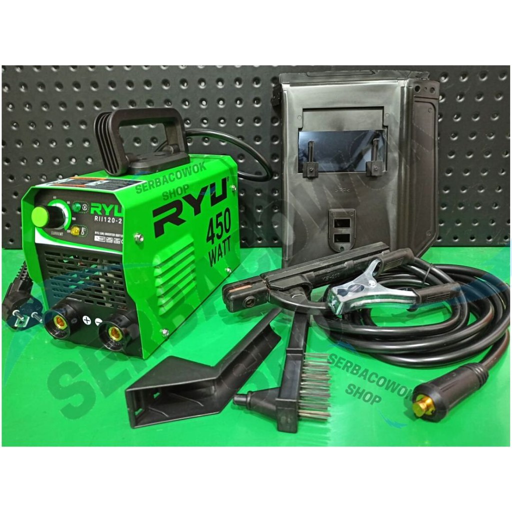 RYU Mesin Las  Listrik  450 Watt Inverter Welding Travo IGBT  