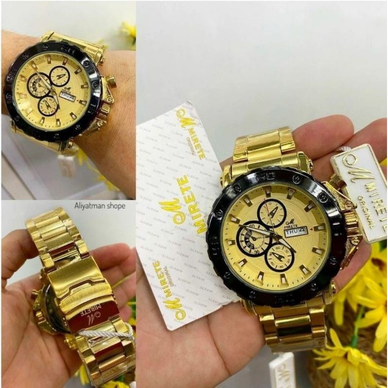 JAM TANGAN PRIA ANALOG MIRETE TAHAN AIR ORIGINAL MODEL SPORTY REALPICK SESUAI FHOTO BISA COD || JAM TANGAN PRIA TANGGAL HARI AKTIF FREE BOX || JAM TANGAN PRIA HARGA PROMO TERMURAH