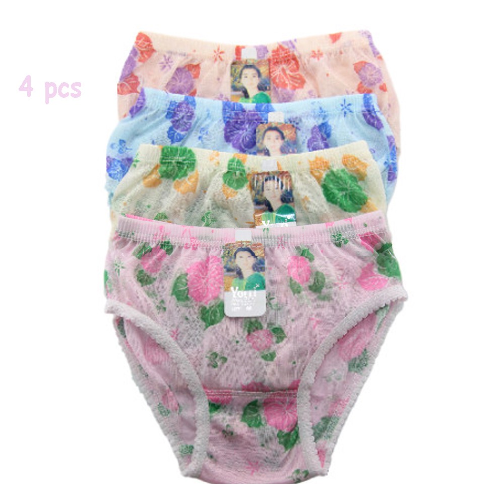 HK 4pcs Celana Dalam CD Anak Perempuan Cewek