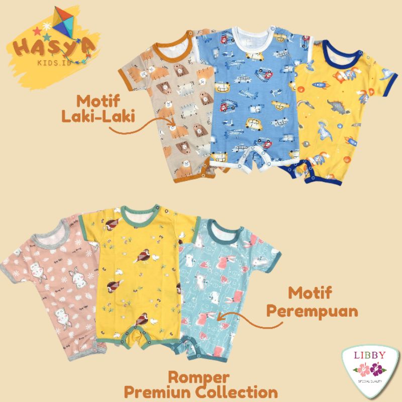 Satuan Romper Jumper Premium Collection Libby Baby 1 pcs