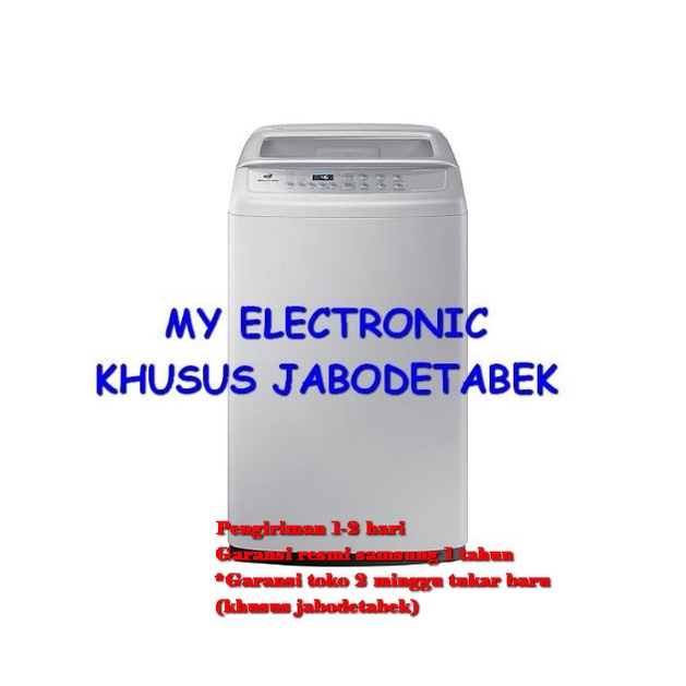 Promo Mesin Cuci Samsung Wa70H4000Sg / wa70h4200sw 1 Tabung 330 watt 7 kg