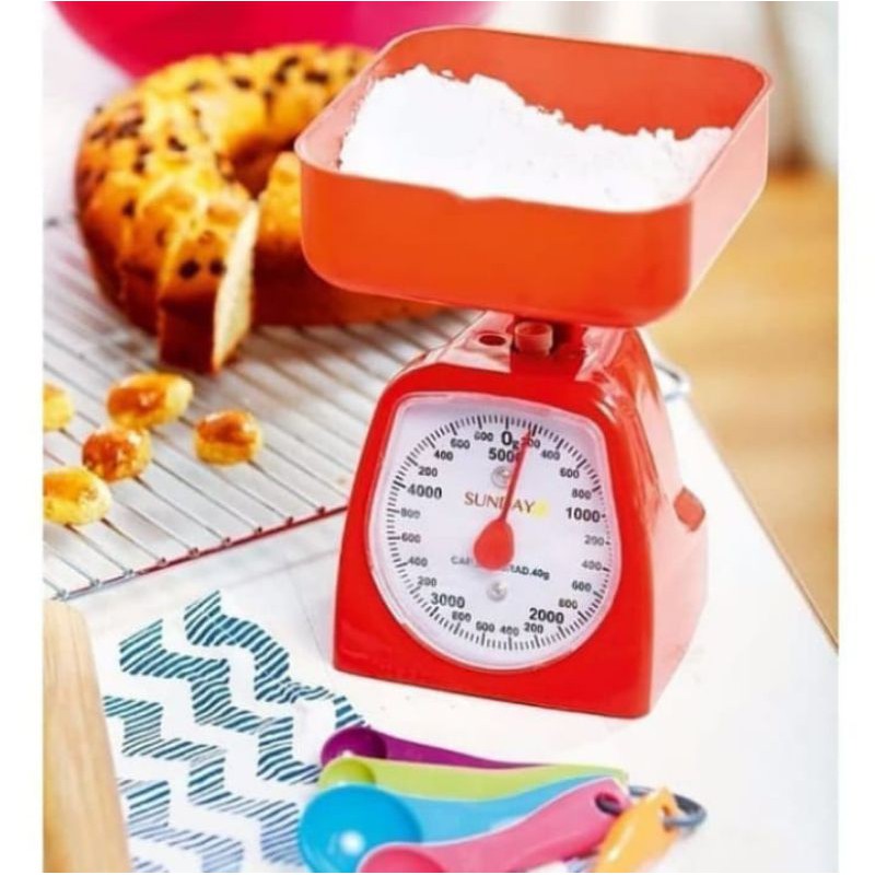 TIMBANGAN DAPUR DUDUK 2 KG/TIMBANGAN KUE/TIMBANGAN DAPUR