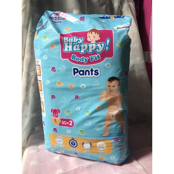 Pampers Baby Happy body fit pants (uk.L)