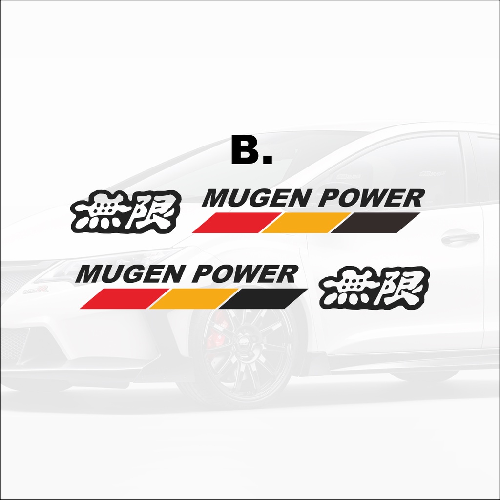 Sticker Cutting Mugen Power