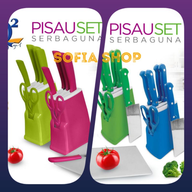 pisau set telenan Q2 pisau set Q2-013P Q2-011P