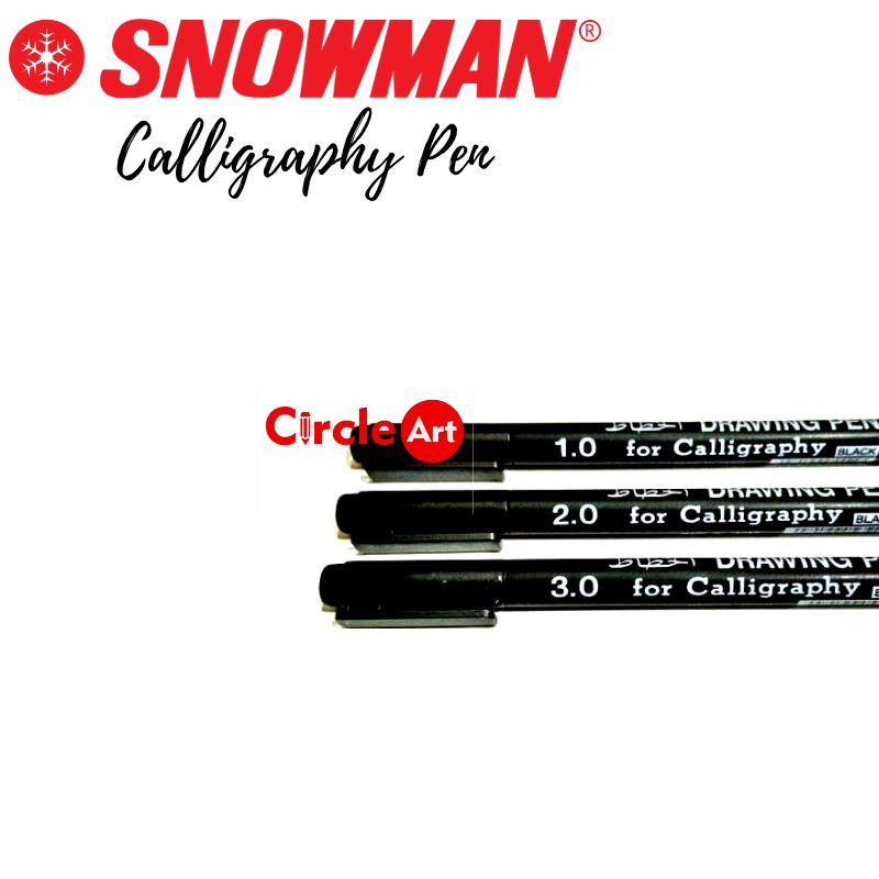

Snowman Calligraphy / Snowman Drawing Pen for Calligraphy