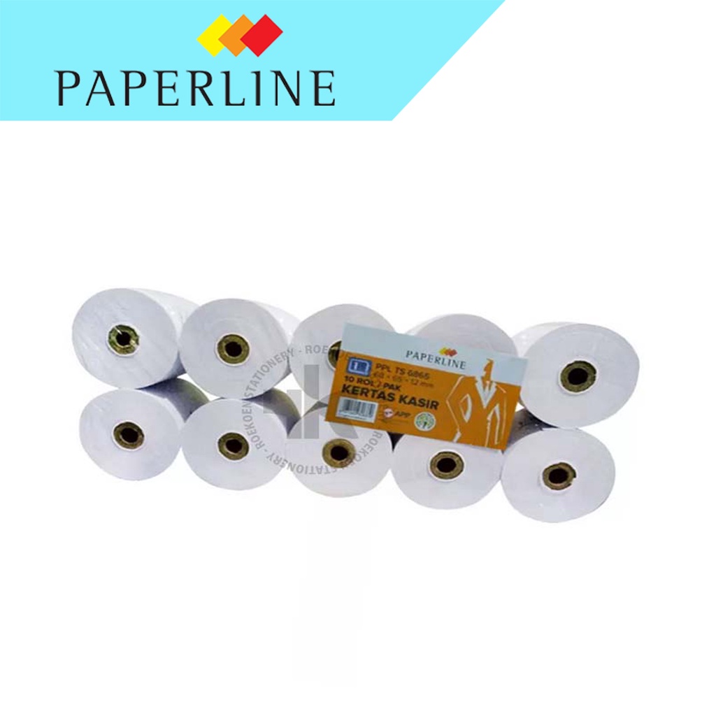 Paperline Kertas Kasir Telstrok - 68x65 1Ply