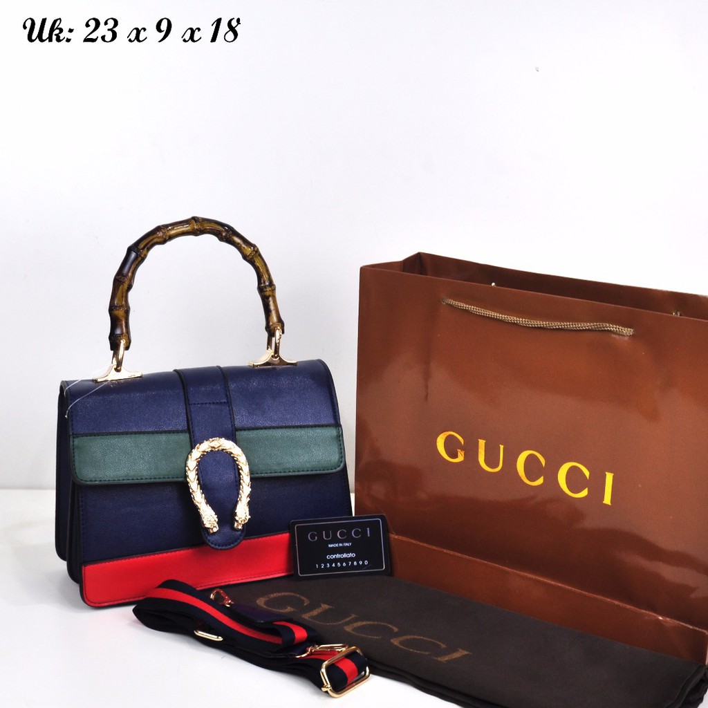 GUCCI SANDRA DEWI TAS SELEMPANG BRANDED WANITA