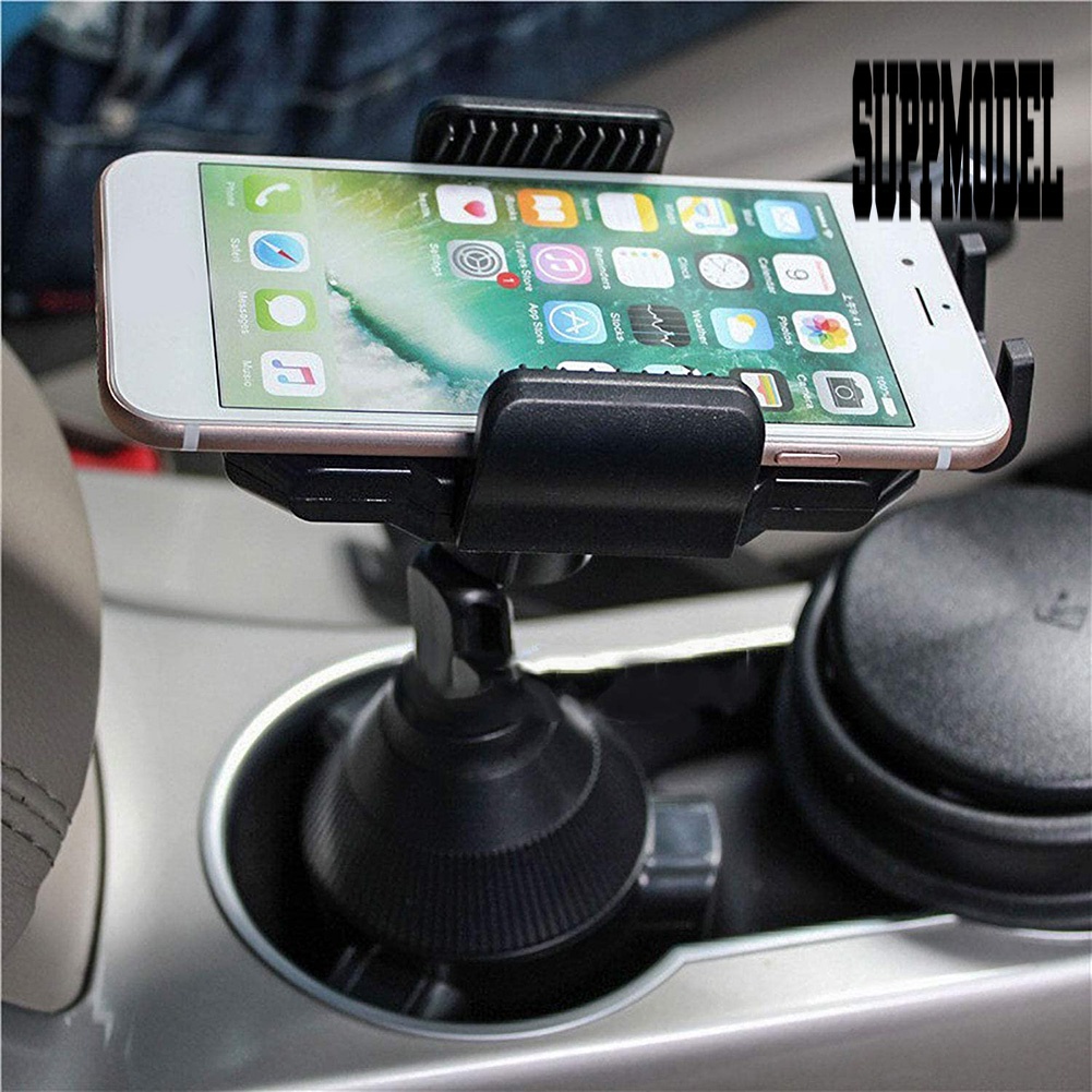 Bracket Stand Holder Handphone / GPS Universal Rotasi 360 Derajat Untuk Mobil