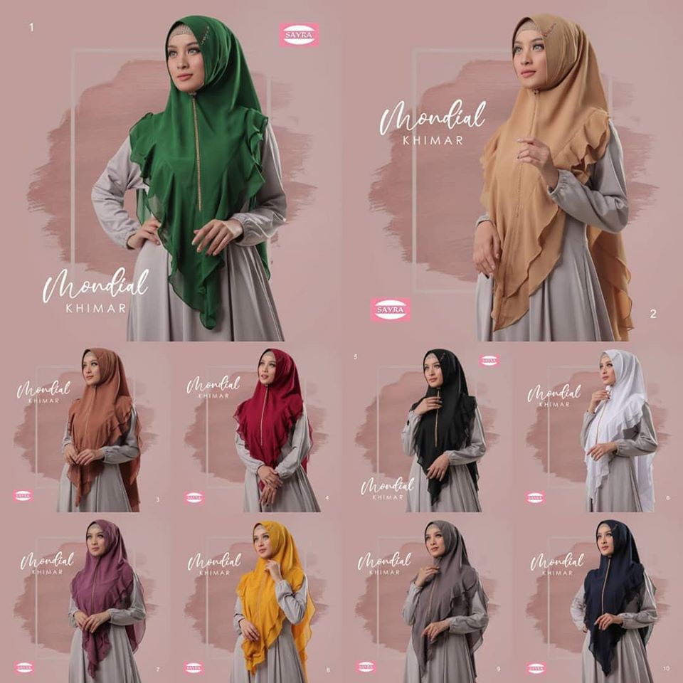 Jilbab Khimar Mondial Ori Sayra SAYRA1-8