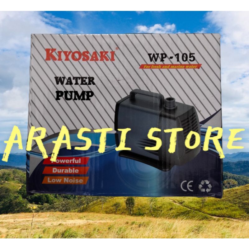 Pompa celup kolam Aquarium Kiyosaki WP-105