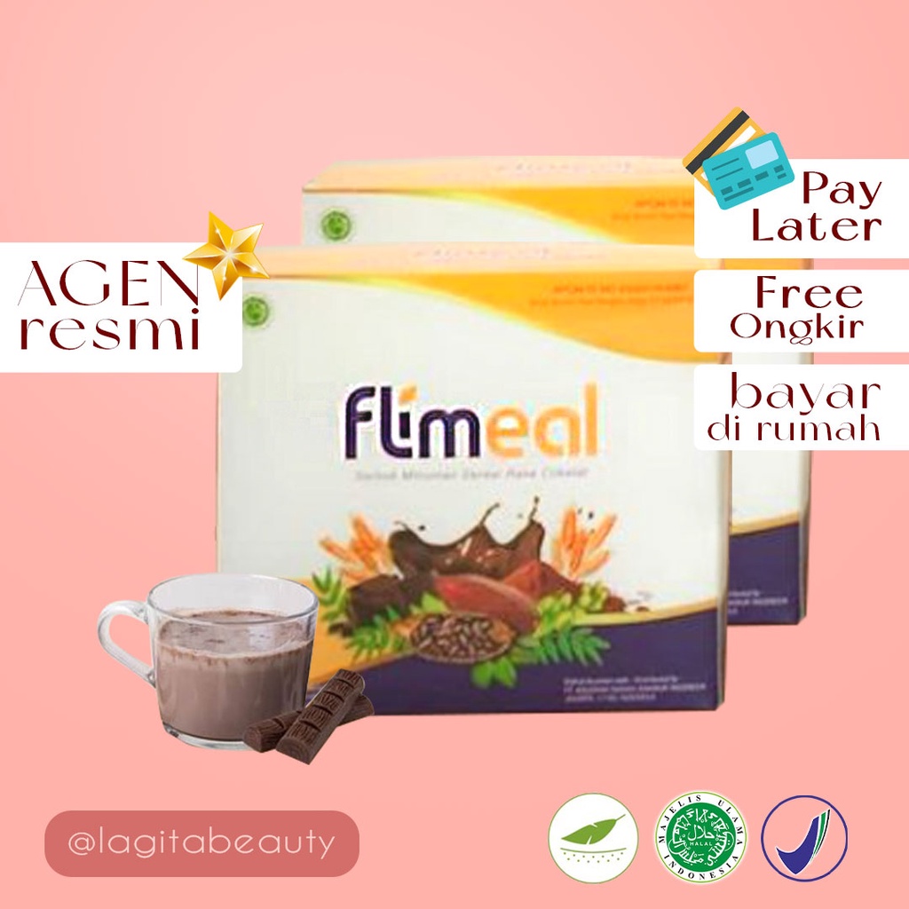 

Flimeal 2 Box Minuman Diet Rasa Coklat Male Replacement (24 Saset)