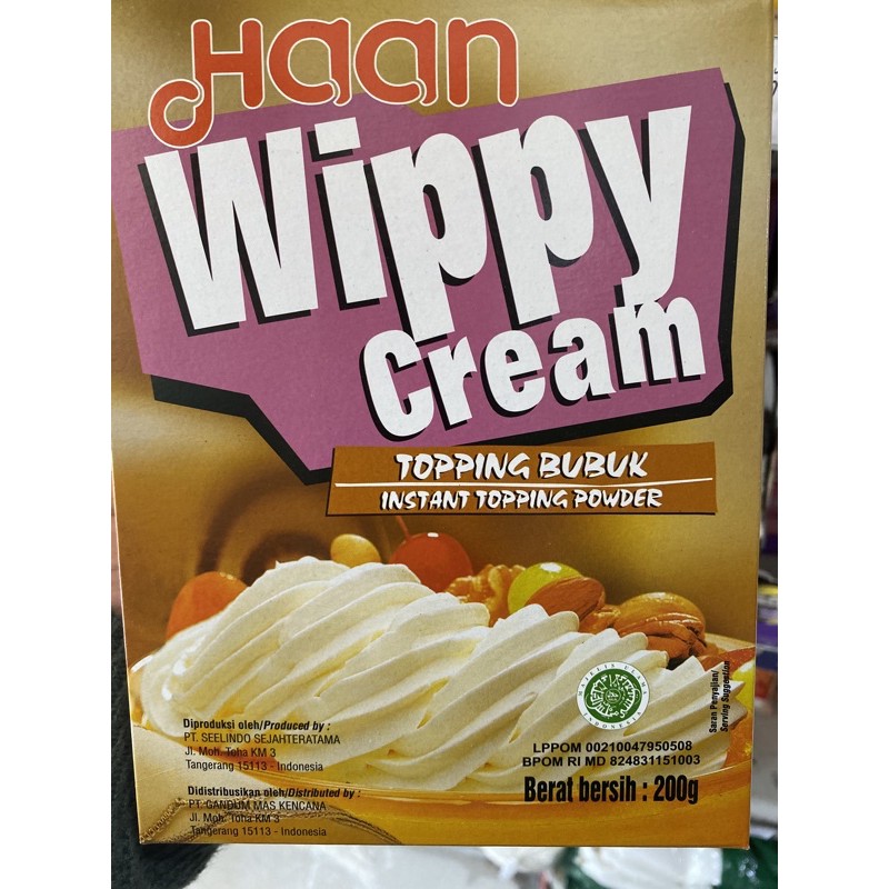 

Wippy Cream Topping Bubuk