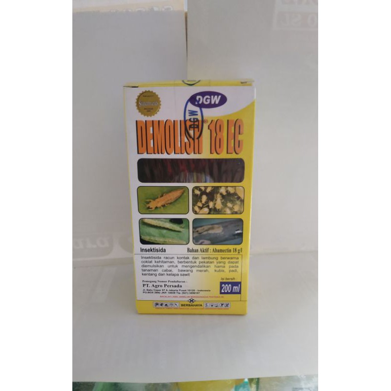 Insektisida Demolish 200 ml plus kaos cantik demolish