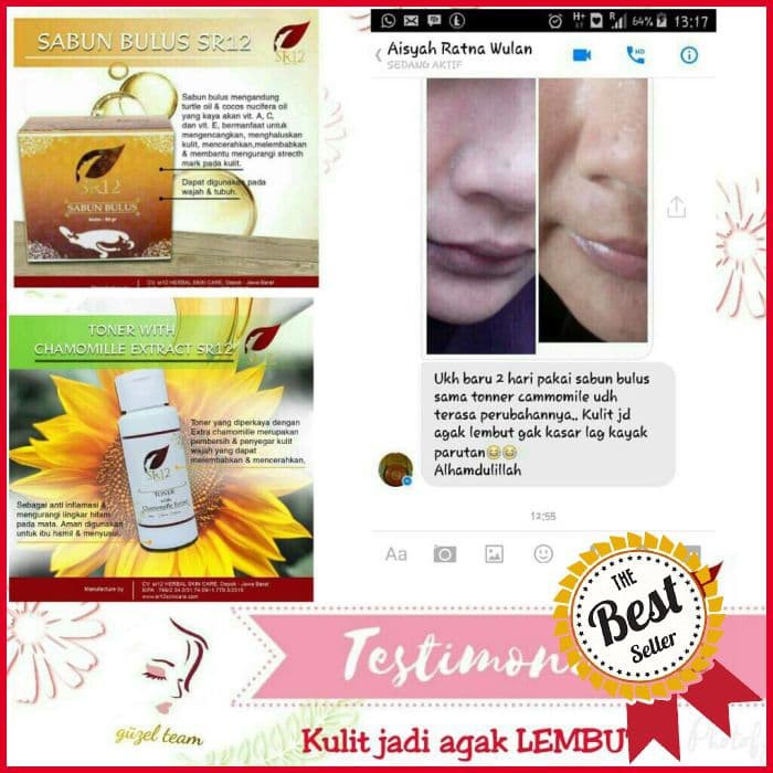 

Sr12 Toner With Chamomile Extract Perawatan Wajah Bersih Segar Exclusive