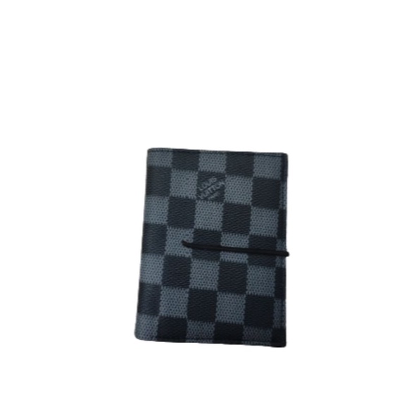 Dompet Kartu 18 Slot dan Uang Motif Damier Kotak dengan karet pengaman