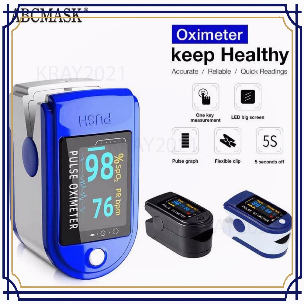 Alat Pengukur Detak Jantung Kadar Oksigen Oximeter - HL411