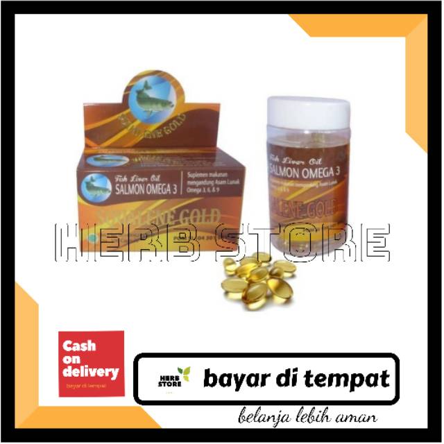 Squalen GOLD Omega 3 Minyak Ikan Salmon