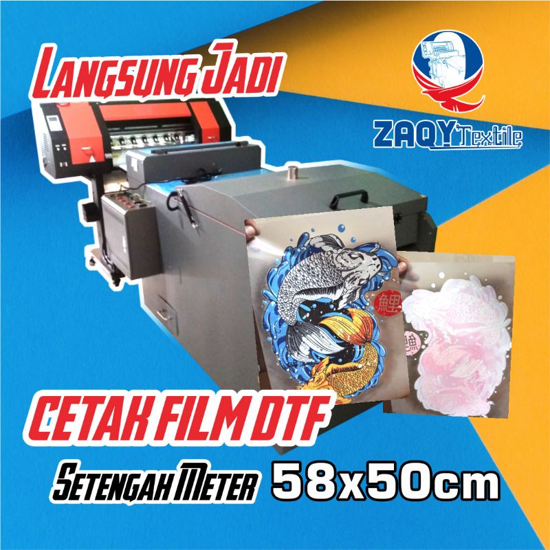 Print DTF 1/2 Meter siap press.. best seller