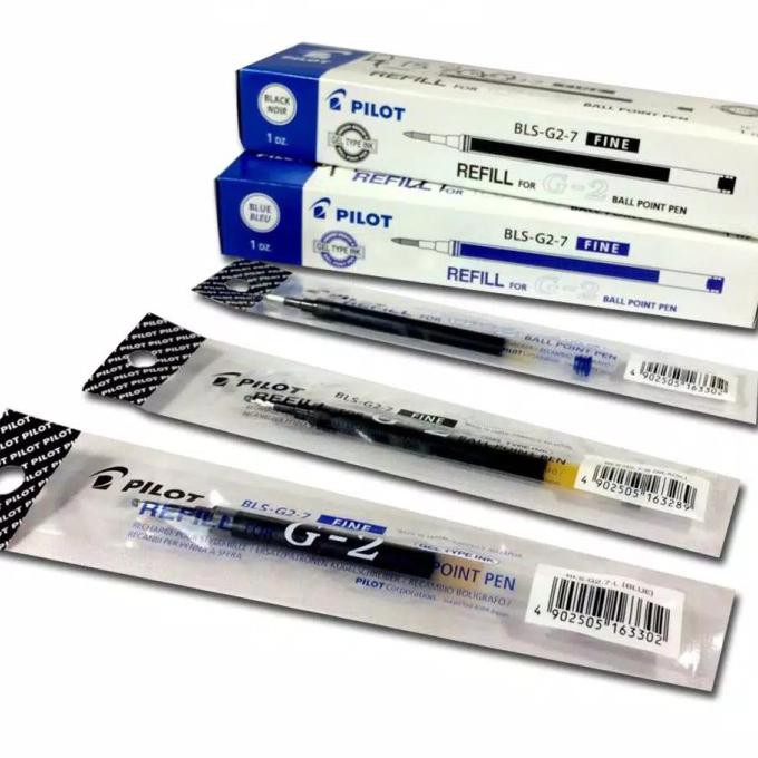 

Unik Refill Tinta Isi Pen Pilot G-2 Fine Ball Point Pen Bls-G2-7 - Biru Bergaransi