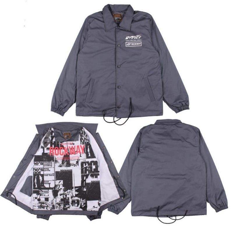 jaket winbreker rockway/jaket coch/jaket distro original