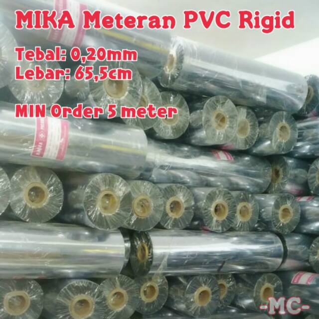 Mika Kaku 0,20mm x 70cm Plastik Mika Meteran Mika Seserahan