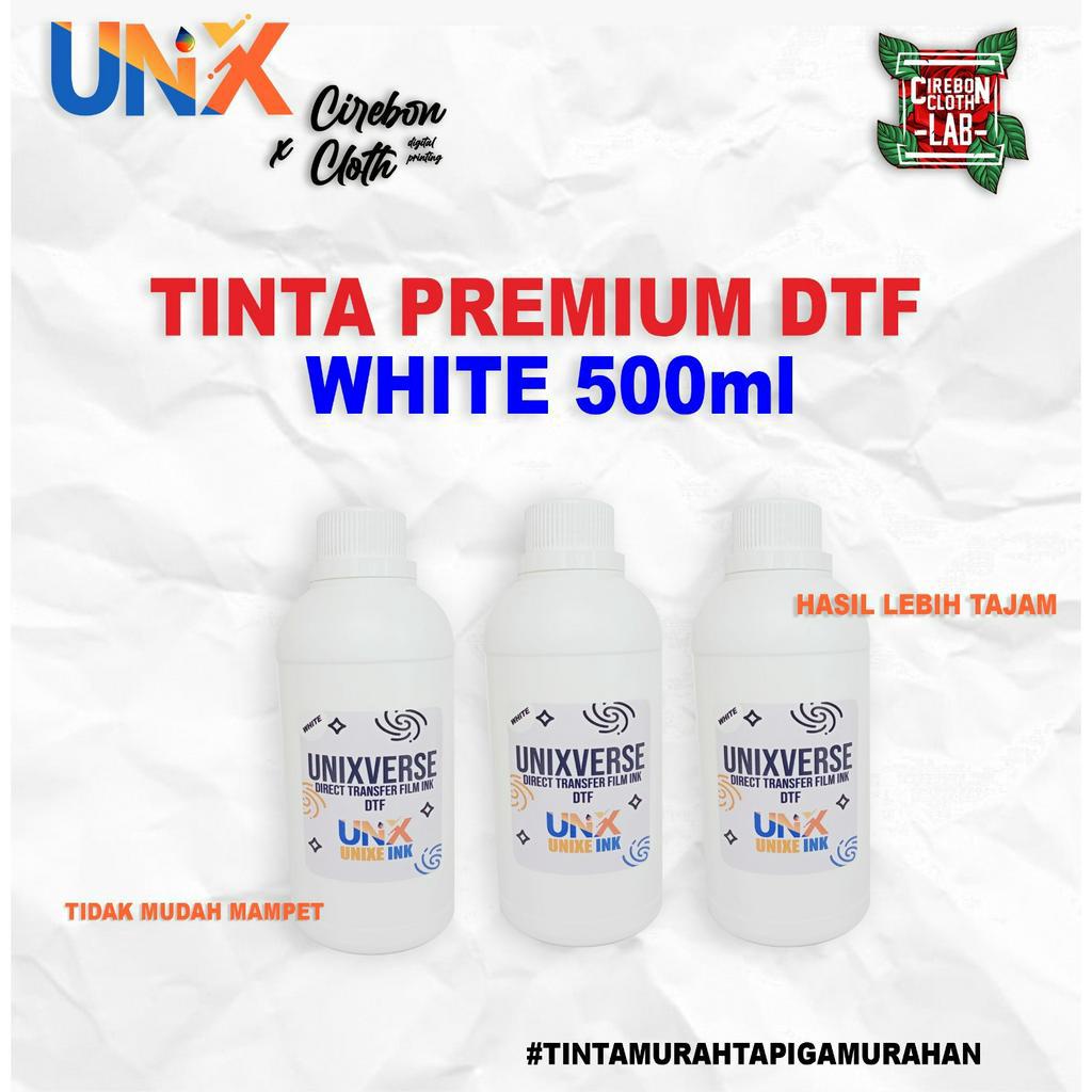 Tinta DTF Premium Unixe Ink Khusus DTF 500ml White